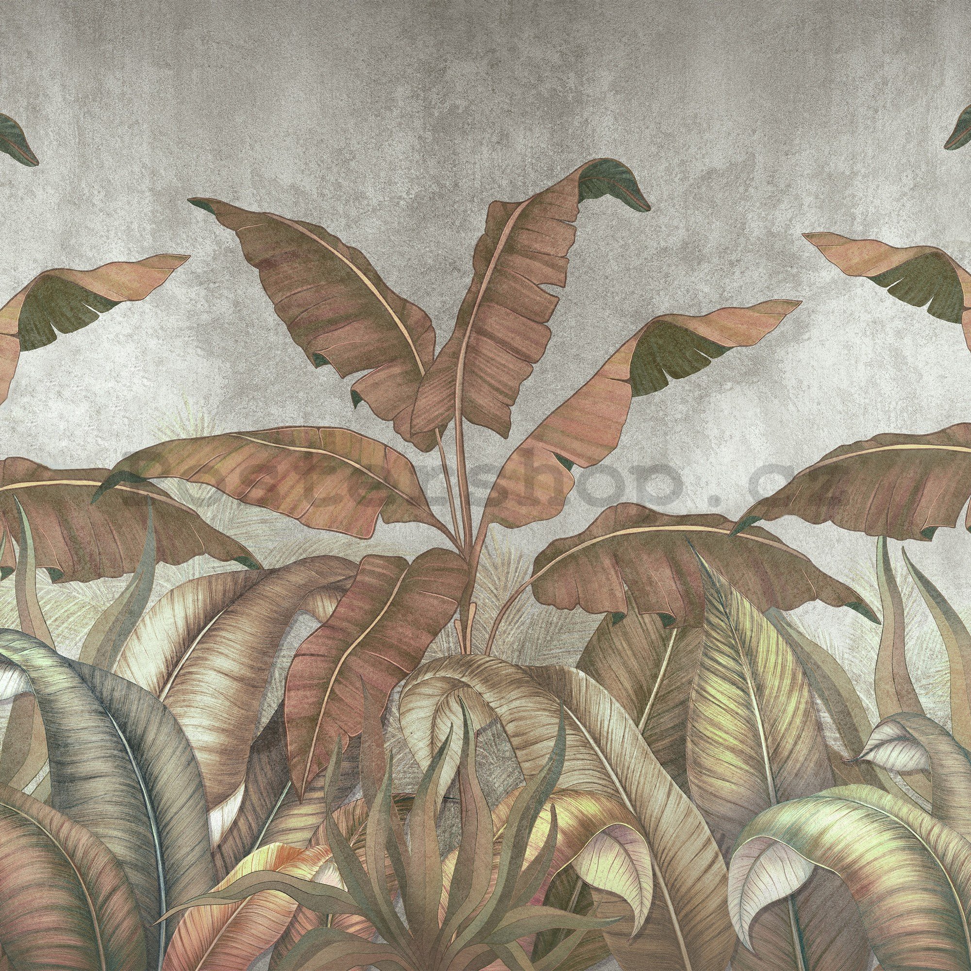 Fototapeta vliesová: Imitace přírodních listů - 368x254 cm