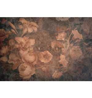 Fototapeta vliesová: Vintage imitace květin - 368x254 cm