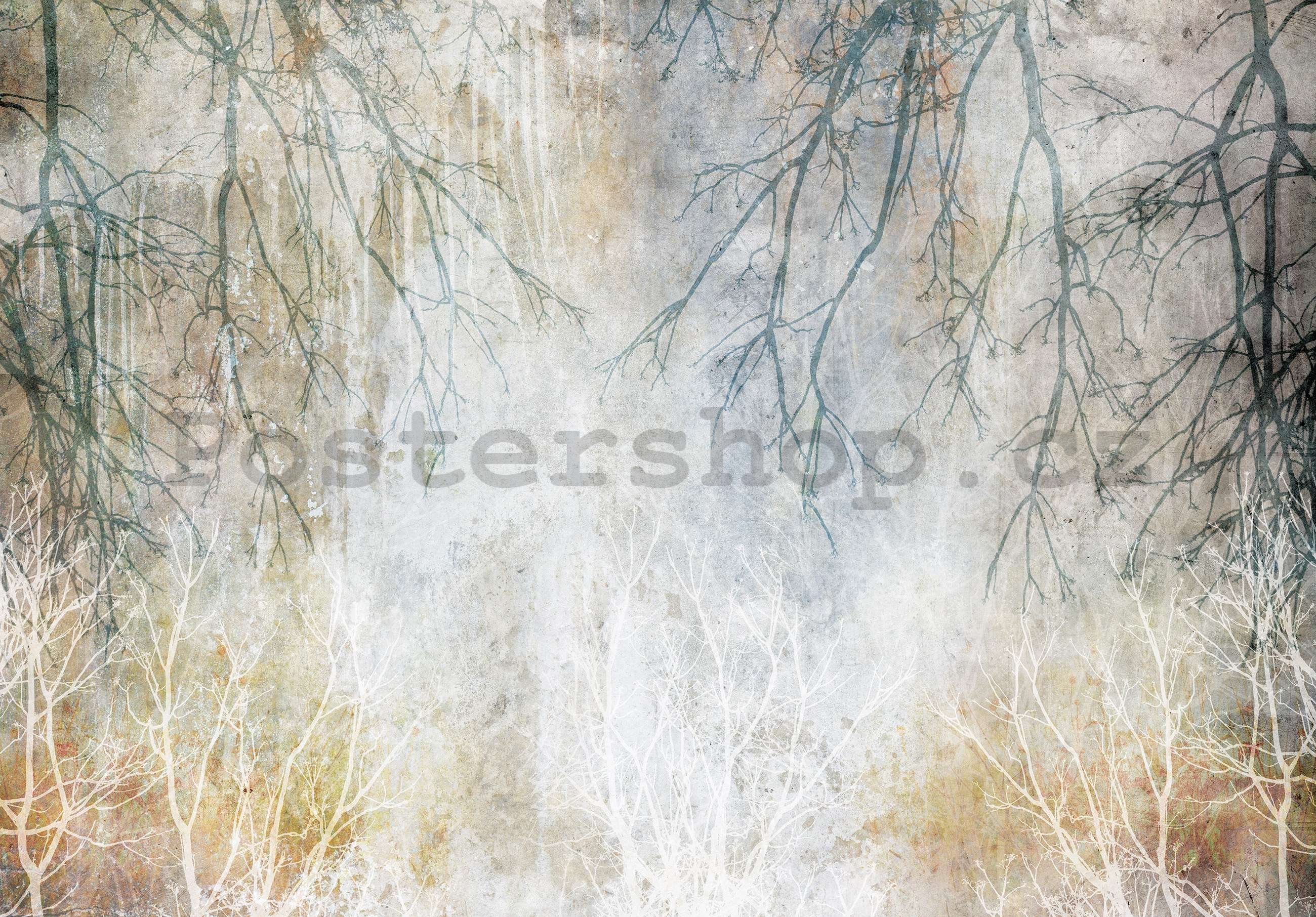Fototapeta vliesová: Podzimní větve - 416x254 cm