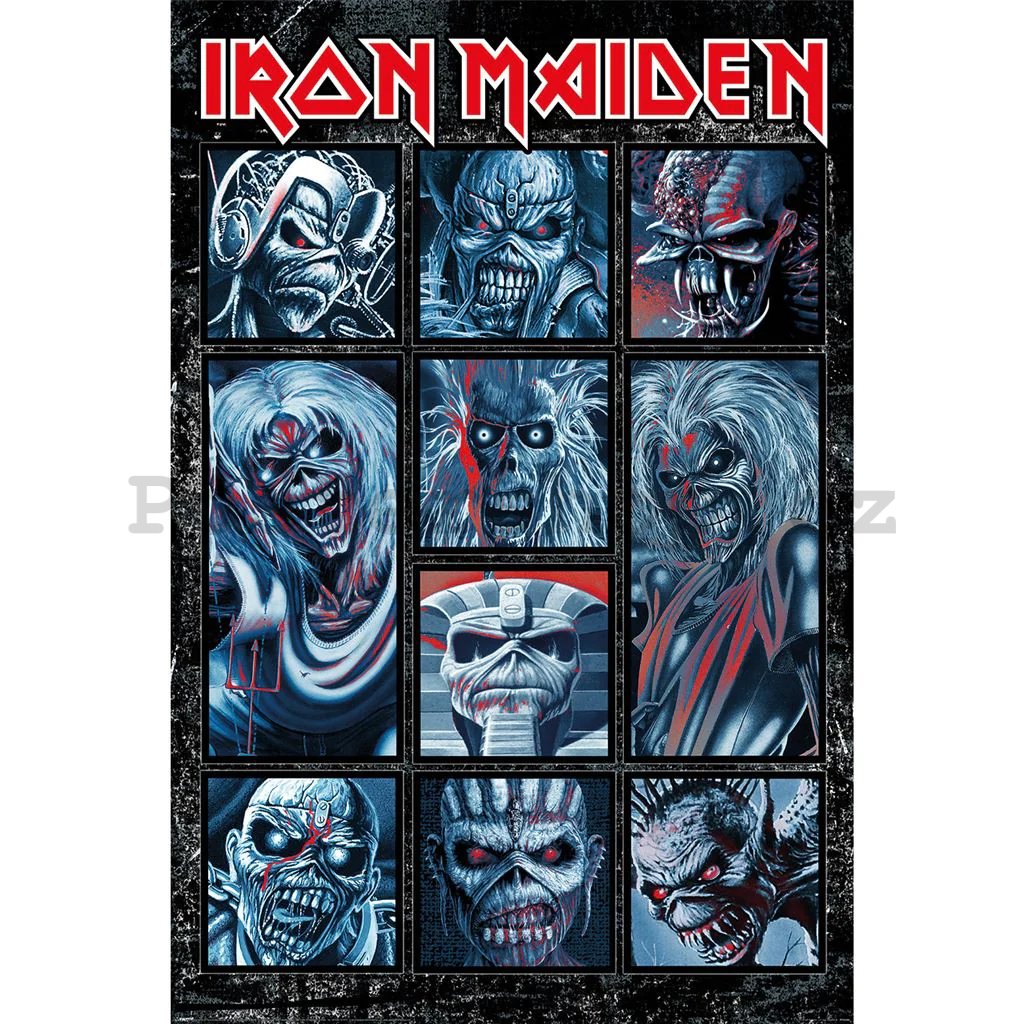 Plakát - Iron Maiden (Ten Eddies)