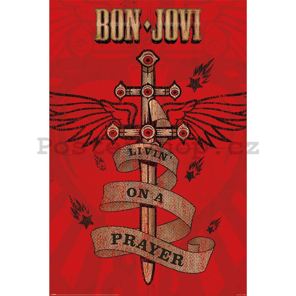 Plakát - Bon Jovi (Livin'' On A Prayer)