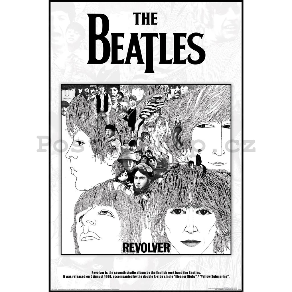 Plakát - The Beatles (Revolver Album Cover)