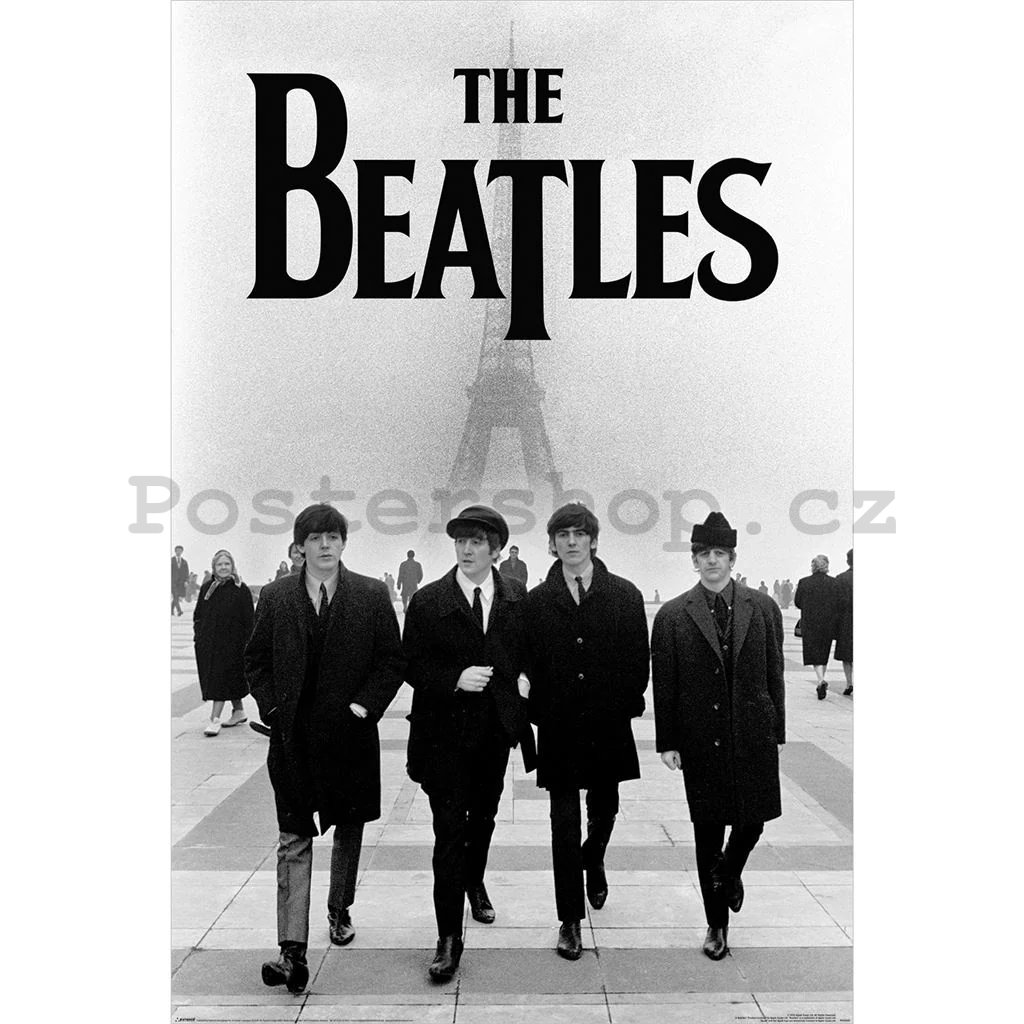 Plakát - The Beatles (Eiffel Tower)