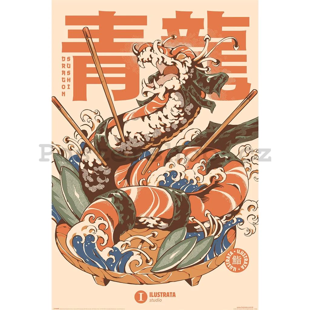 Plakát - Ilustrata (Dragon Sushi)