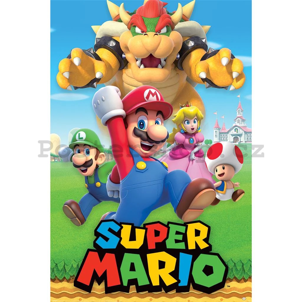 Plakát - Super Mario (Character Montage)