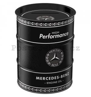 Plechová kasička barel: Mercedes-Benz Engine Oil
