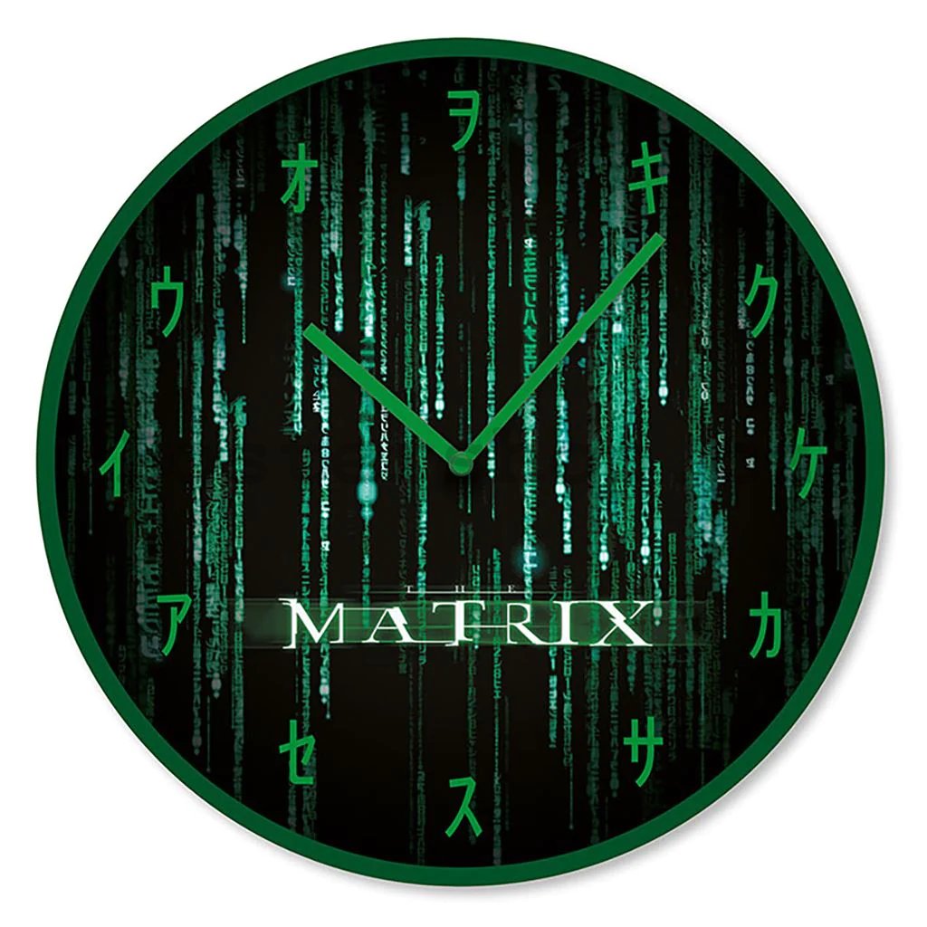 Nástěnné hodiny - The Matrix