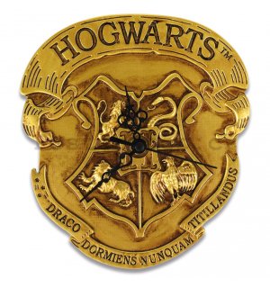 Nástěnné hodiny - Harry Potter (Classic Crest Hogwarts) 