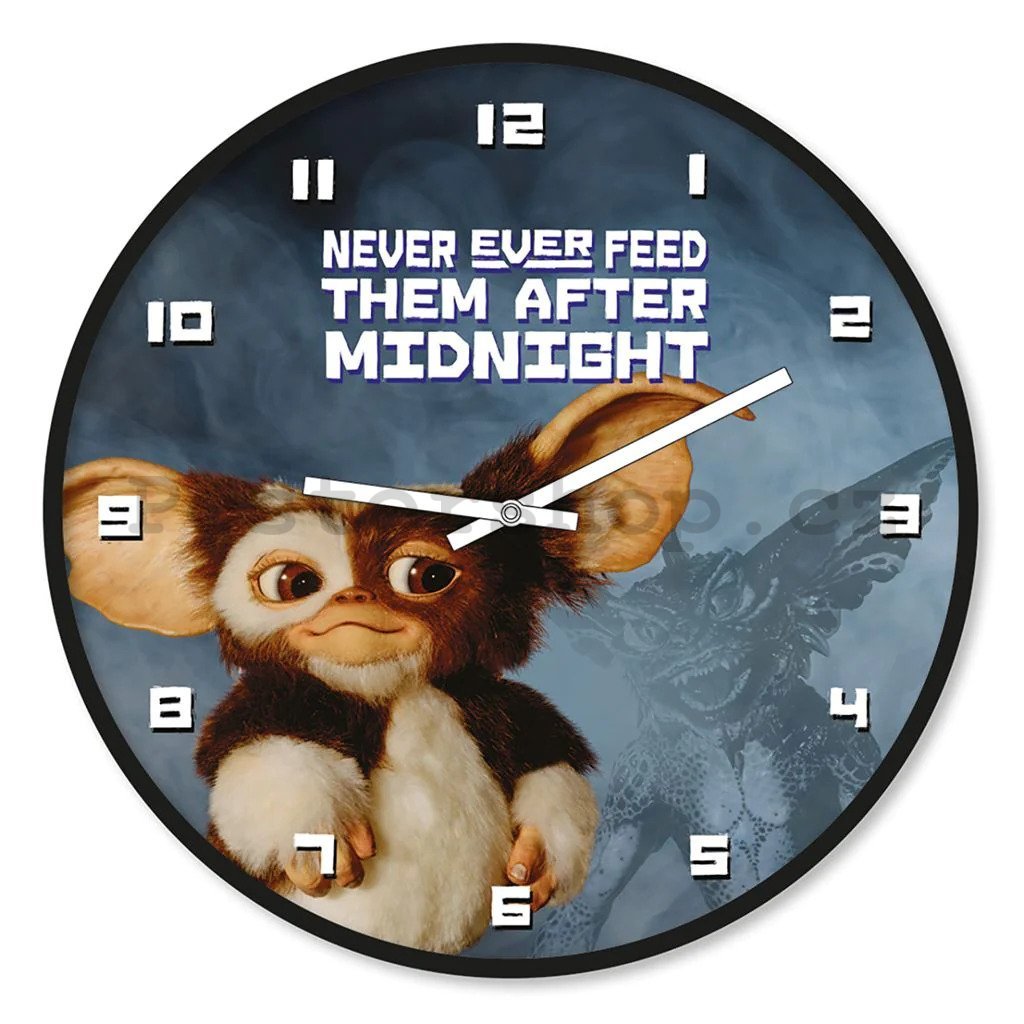 Nástěnné hodiny - Gremlins (Midnight)