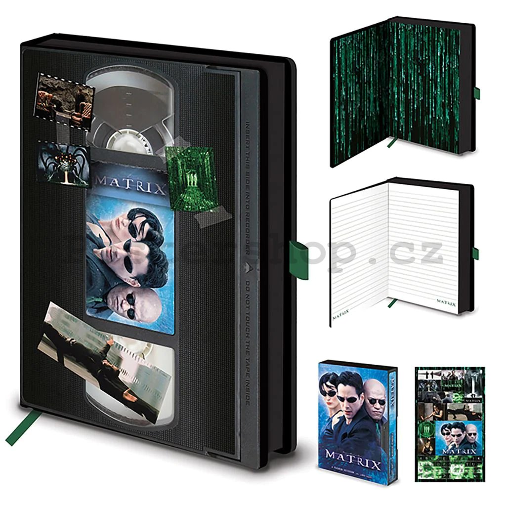 Poznámkový blok - The Matrix VHS