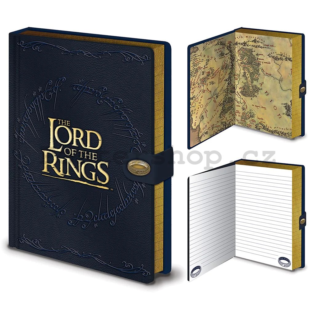 Poznámkový blok - Lord Of The Ringss