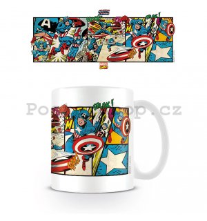 Hrnek - Marvel Comics (Captain America Panels)
