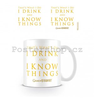 Hrnek - Game Of Thrones (Drink & Know Things)