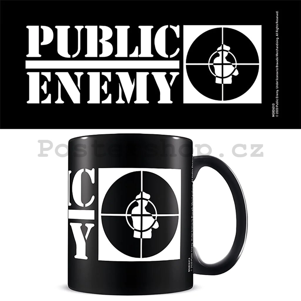 Hrnek - Public Enemy (Crosshairs Logo)