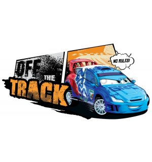 Samolepka na zeď - Auta, Cars (Off the Track)