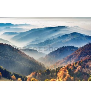 Fototapeta vliesová: Horská krajina - 416x254 cm