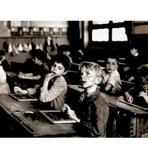 Robert Doisneau - Children at school - 24x30cm
