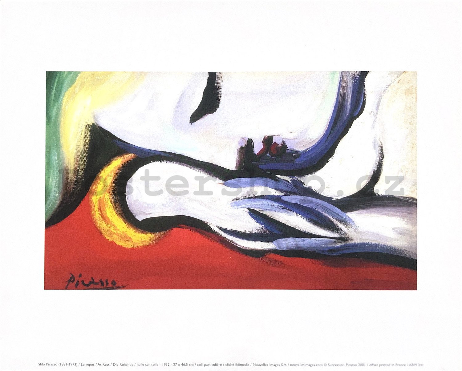 Pablo Picasso - At Rest - 24x30cm