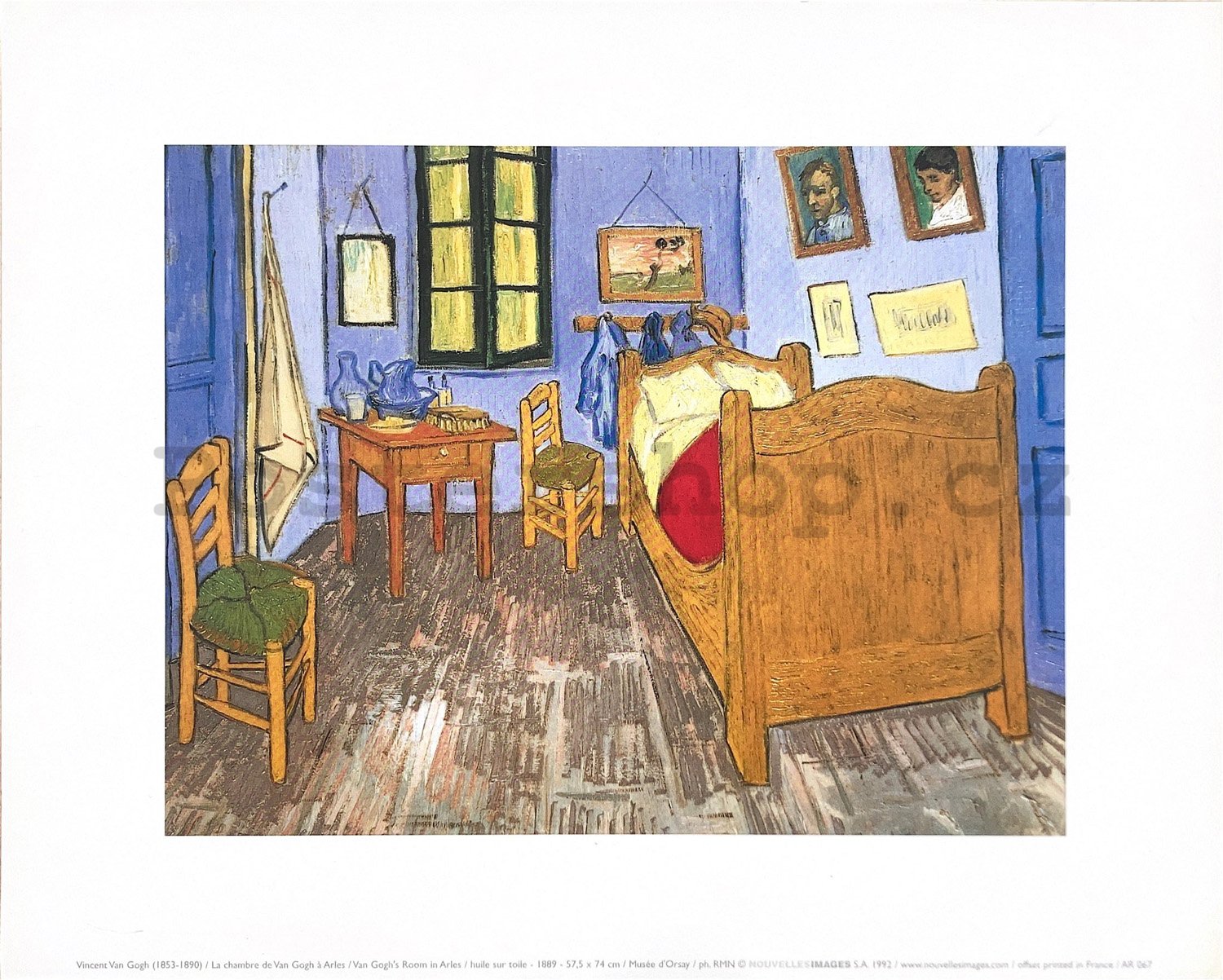 Vincent Van Gogh - Room in Arles - 24x30cm