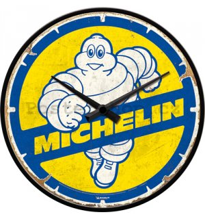 Nástěnné hodiny - Michelin - Bibendum 80s
