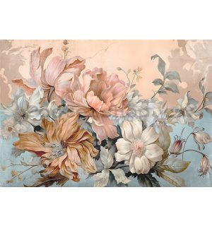 Fototapety vliesové: Nature flowers pastel floral - 254x184 cm