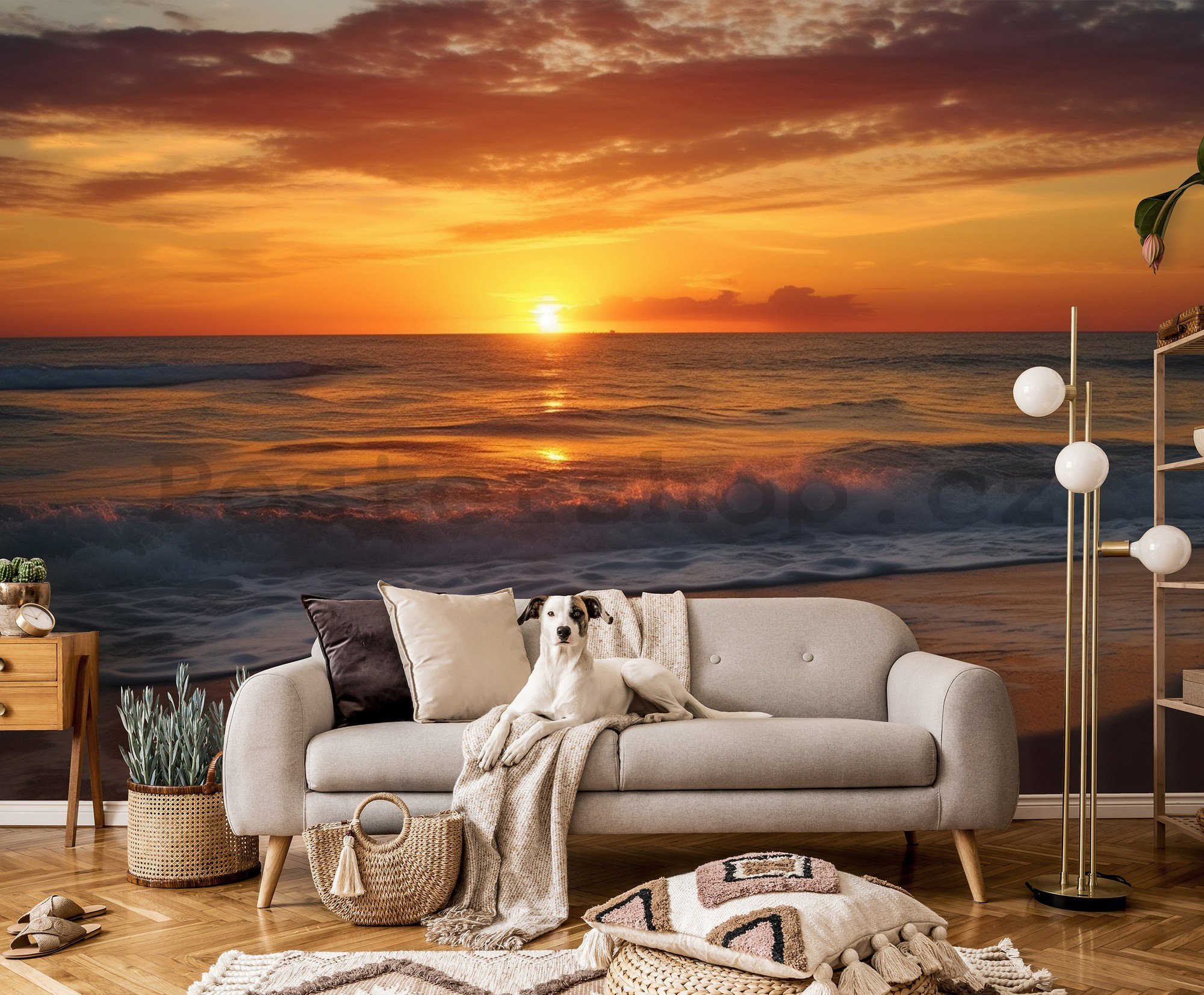 Fototapety vliesové: Sea sunrise - 254x184 cm