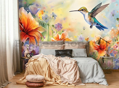 Fototapety vliesové: Hummingbird - 254x184 cm