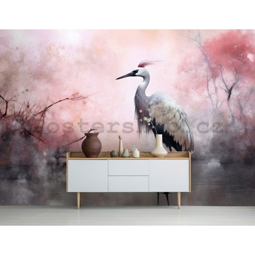 Fototapety vliesové: Art Abstract Birds - 368x254 cm