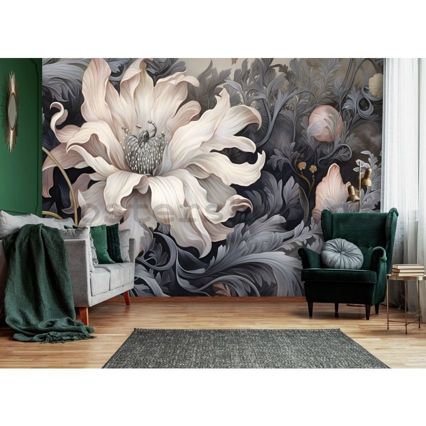 Fototapety vliesové: Art Nature Abstract Big Flower - 368x254 cm