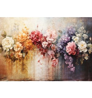 Fototapety vliesové: Flowers Colorful Composition - 368x254 cm