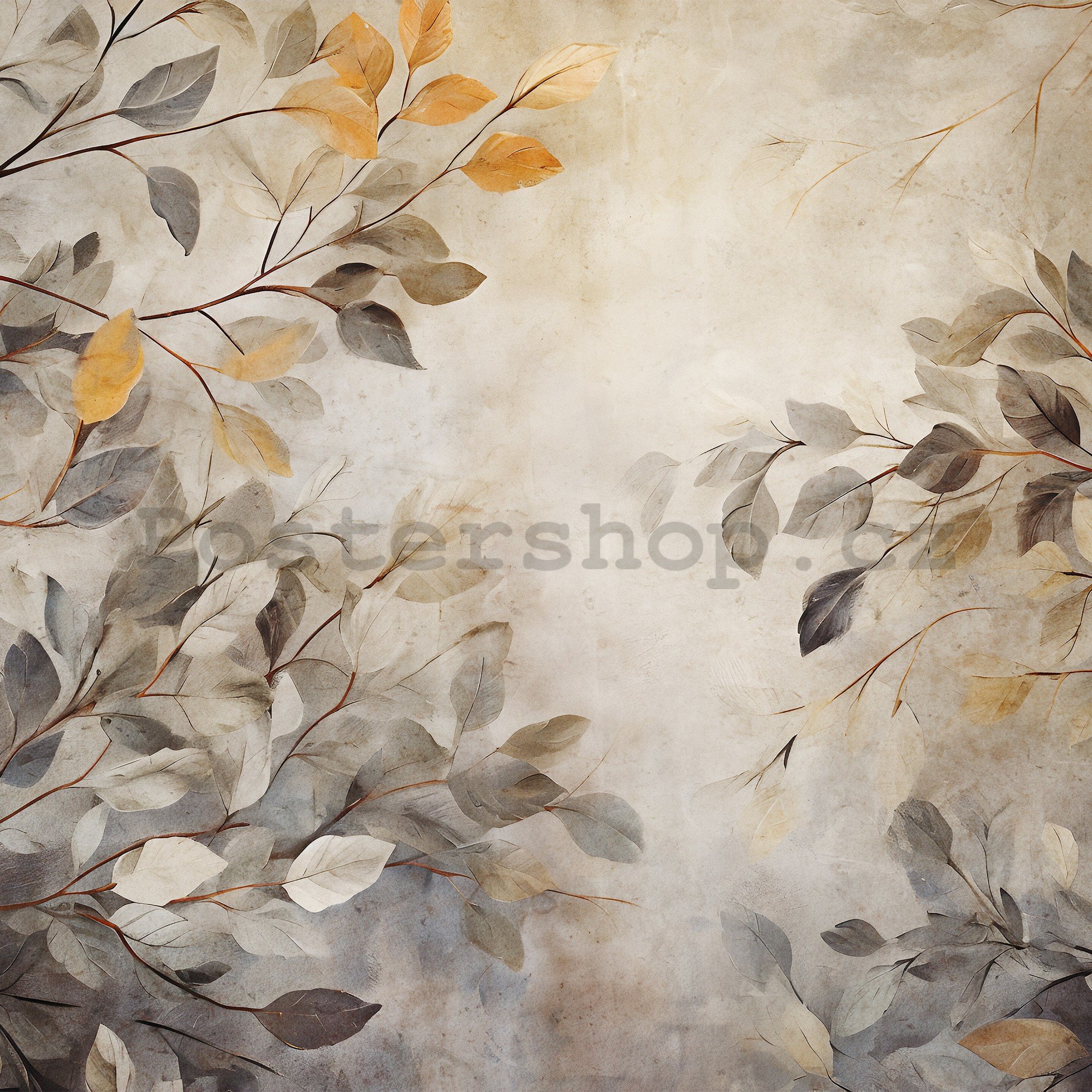 Fototapety vliesové: Leaves Autumn Colors - 368x254 cm