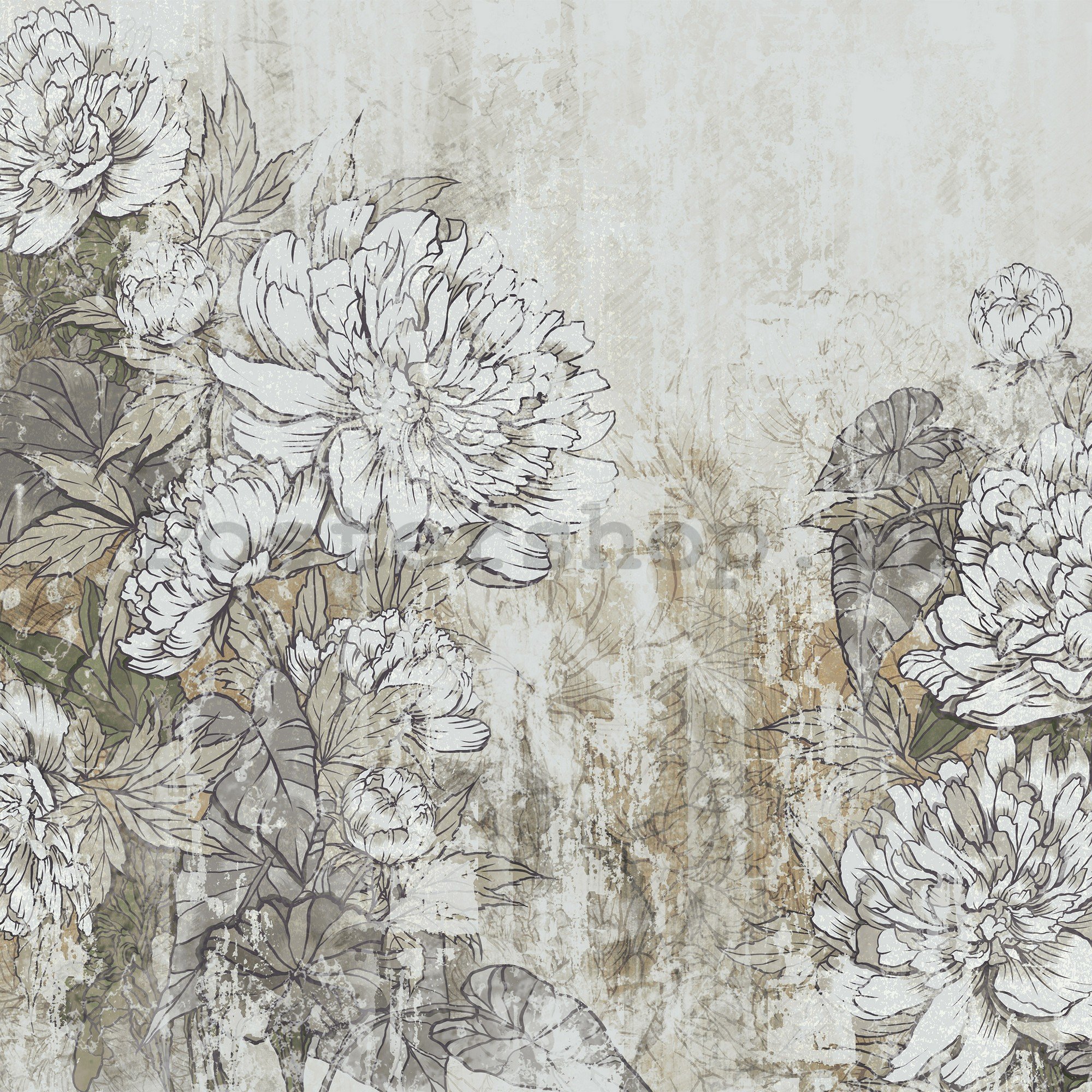 Fototapety vliesové: Flowers (2) - 368x254 cm