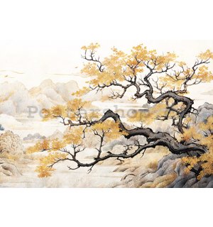 Fototapety vliesové: Art Japanese Tree - 368x254 cm