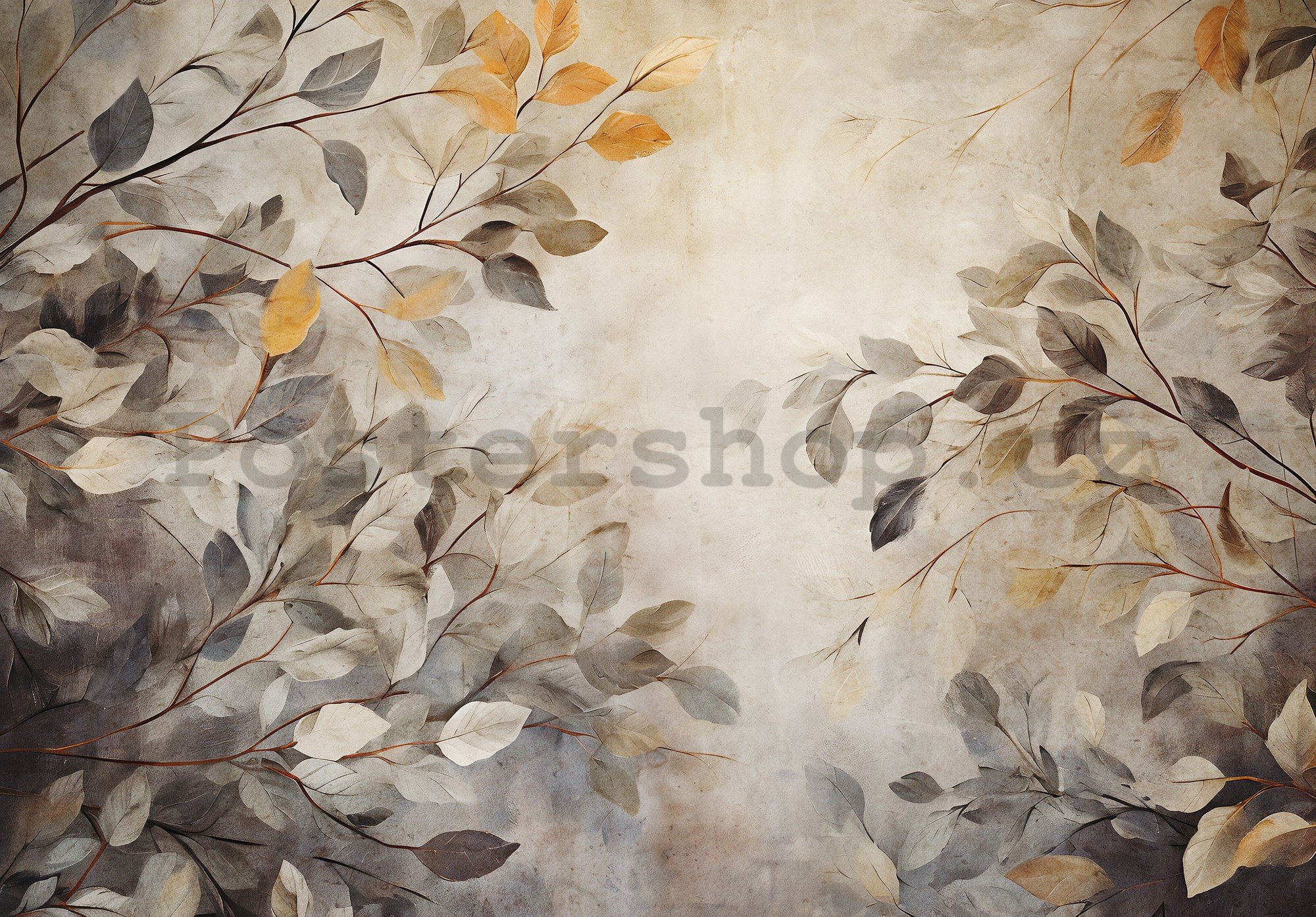 Fototapeta vliesová: Leaves Autumn Colors - 312x219cm