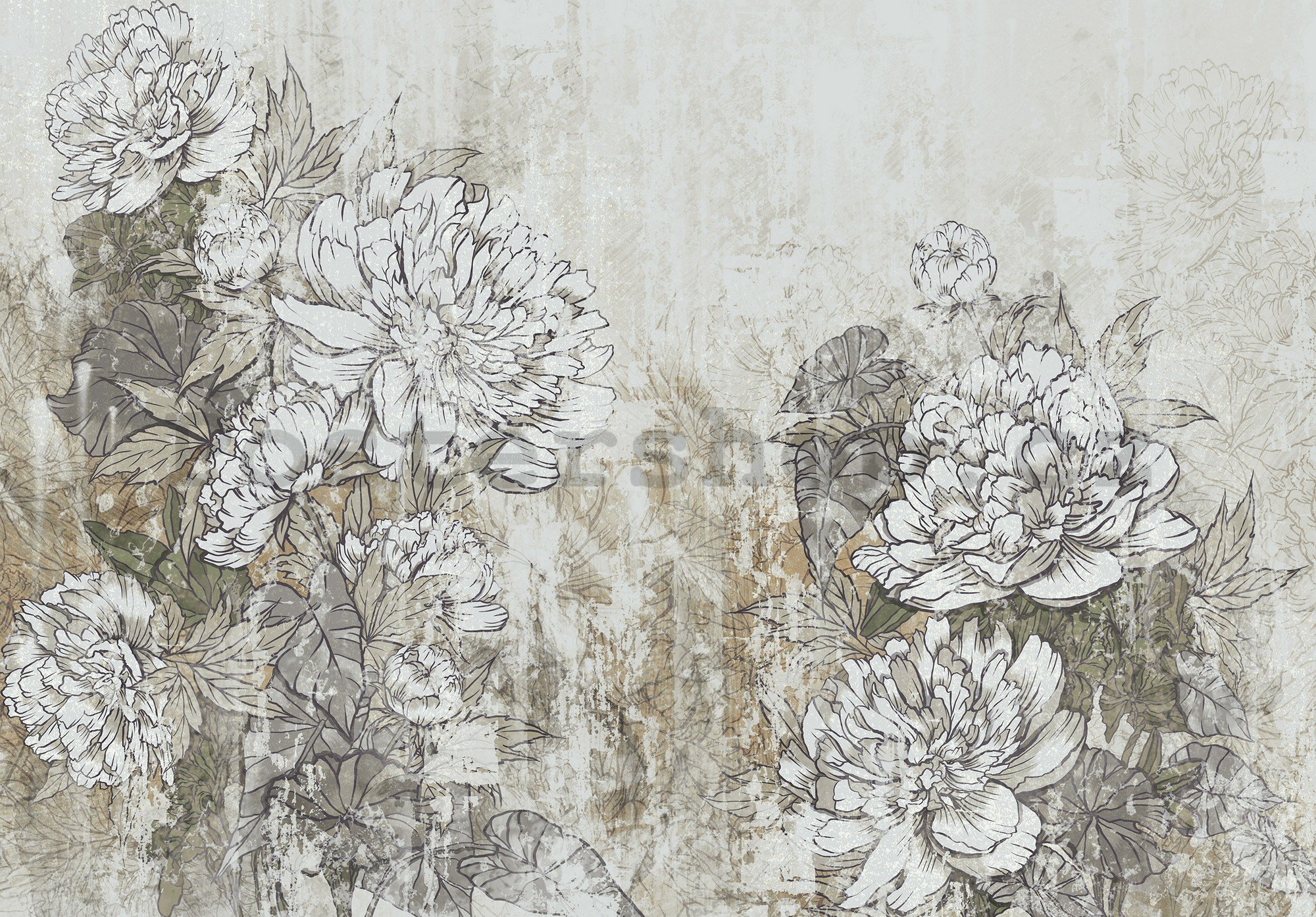 Fototapeta vliesová: Flowers (2) - 416x254 cm