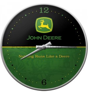 Nástěnné hodiny - John Deere (logo)