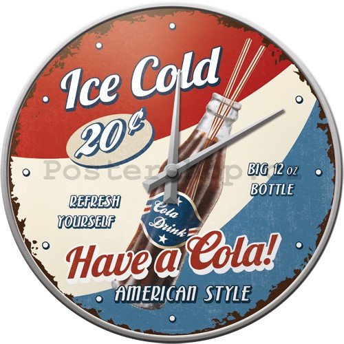 Nástěnné hodiny - Ice Cold