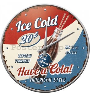 Nástěnné hodiny - Ice Cold