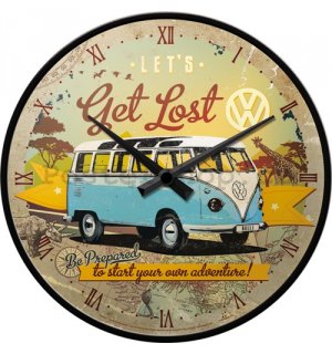 Nástěnné hodiny - VW Let's Get Lost