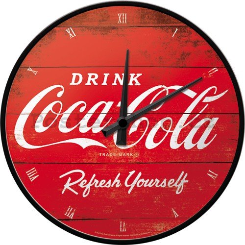 Nástěnné hodiny – Coca-Cola (Červené Logo)