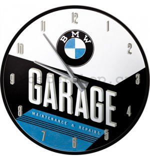 Nástěnné hodiny – BMW Garage