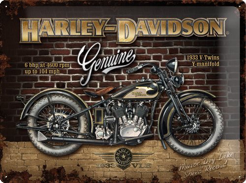 plechová cedule Harley-Davidson