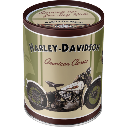 plechová dóza Harley-Davidson